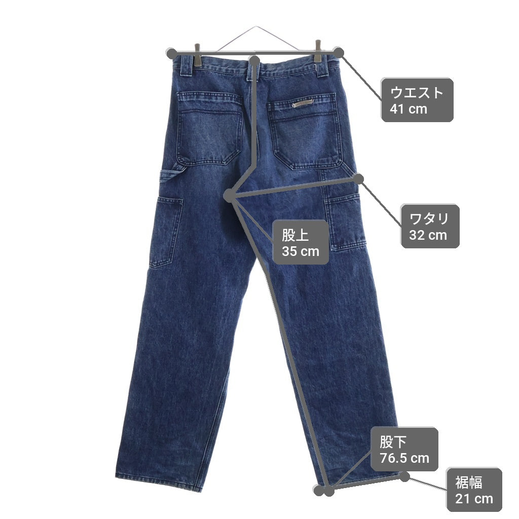CHROME HEARTS(クロムハーツ) DENIM CARPENTER カーペンター ボタンフライ デニムパンツ インディゴ