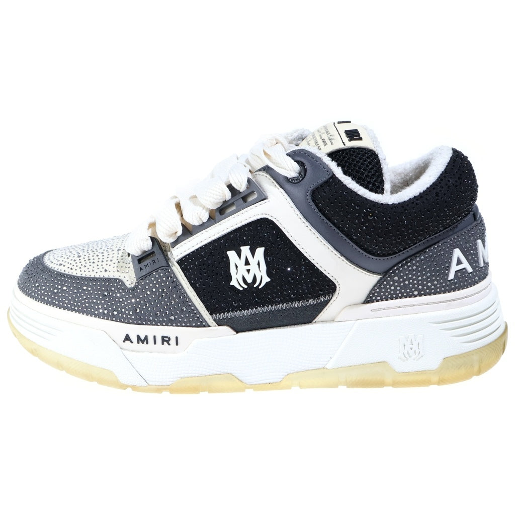 AMIRI(アミリ) MA-1 CRYSTAL クリスタルハイカットスニーカー ブラック/ホワイト AMFOSR1065-001