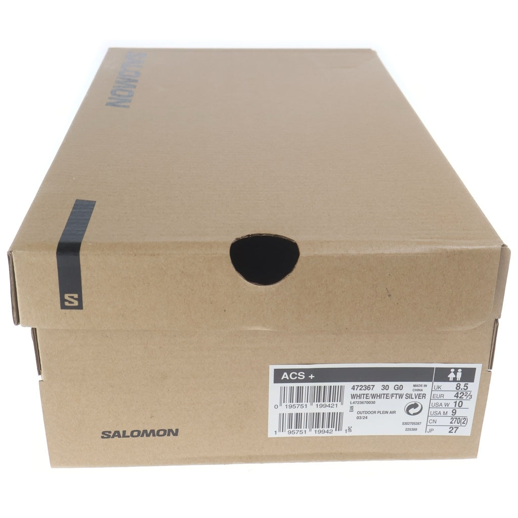SALOMON(サロモン) ACS+ ローカットスニーカー ホワイト US9/27.0cm 472367