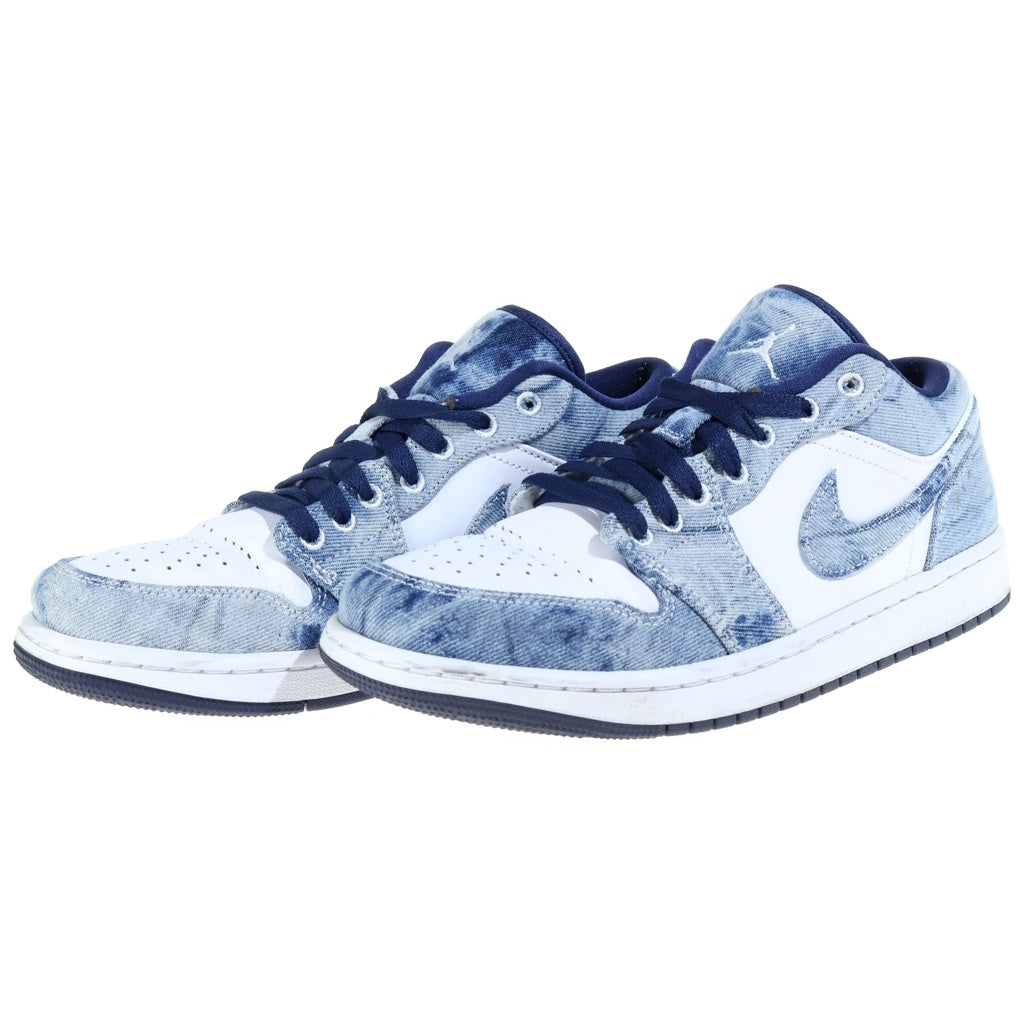 NIKE(ナイキ) AIR JORDAN 1 LOW WASHED DENIM CZ8455-100 エアジョーダン1 SE ウォッシュドデニム ローカットスニーカー インディゴ/ホワイト US9/27cm