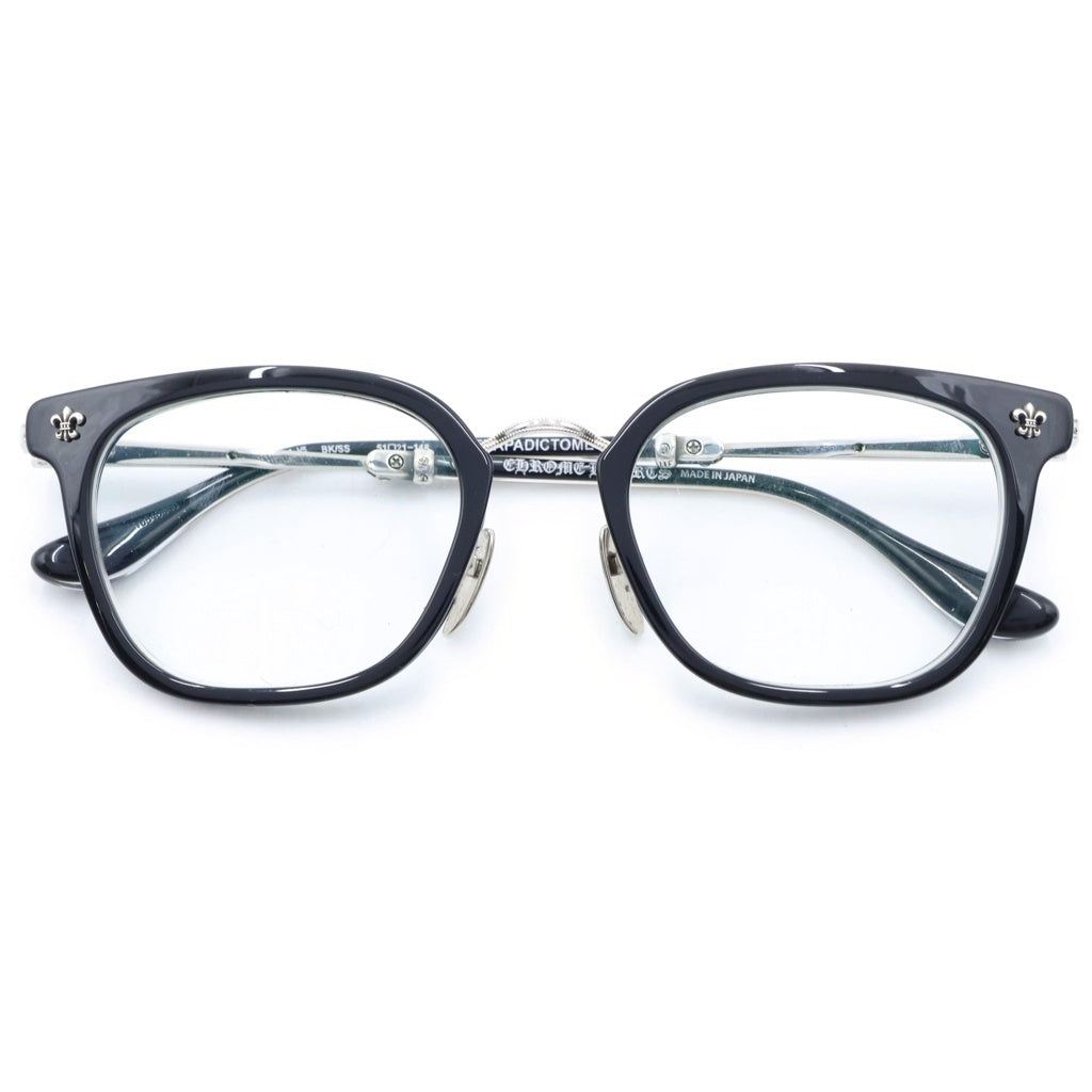 CHROME HEARTS(クロムハーツ) STRAPADICTOME ストラパディクトム ウエリントン サングラス 眼鏡 アイウェア ブラック/シルバー