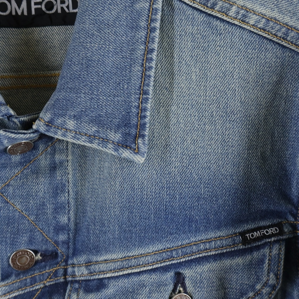 TOM FORD(トムフォード) Selvedge Denim Icon Jacket セルビッチ デニムジャケット インディゴ DJI001 DMC063S25