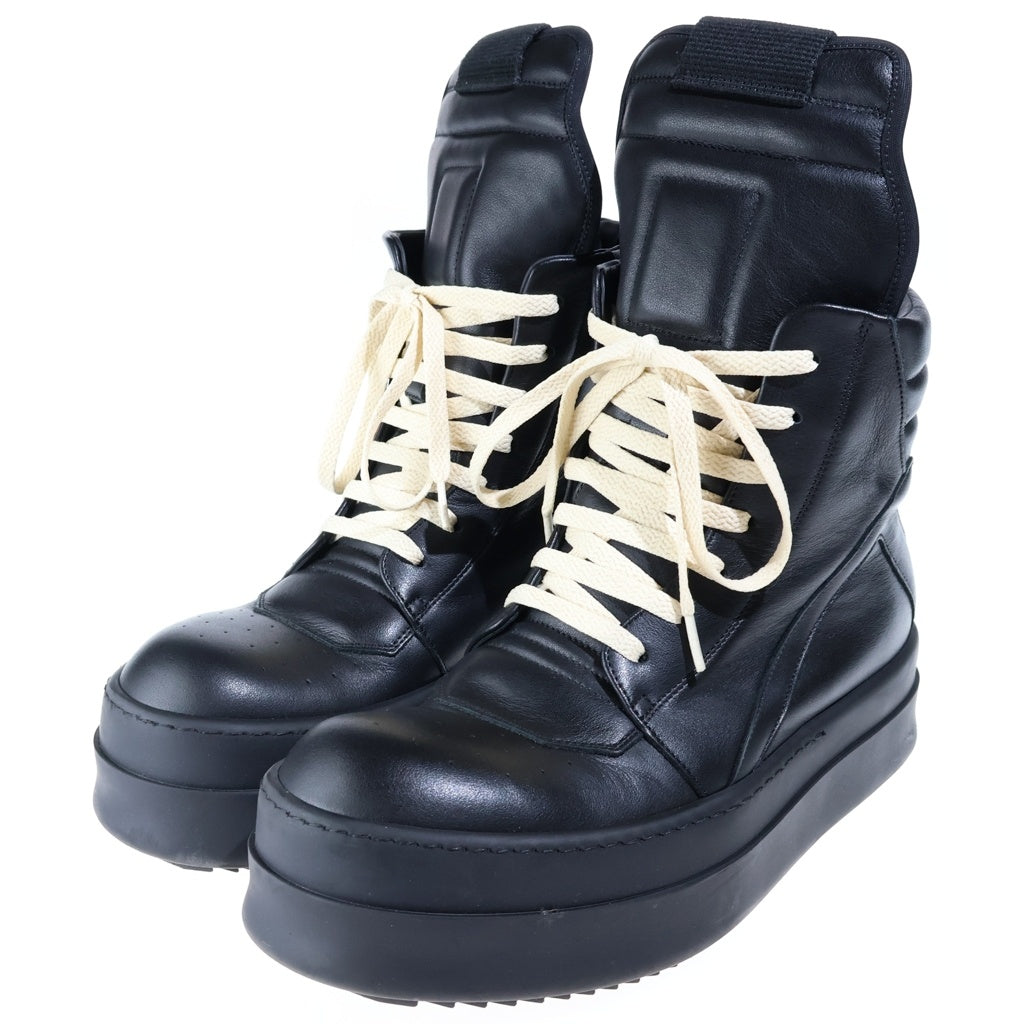 Rick Owens(リックオウエンス) MEGA BUMPER GEOBASKET メガバンパージオバスケット ハイカットスニーカー ブラック RU01F2868