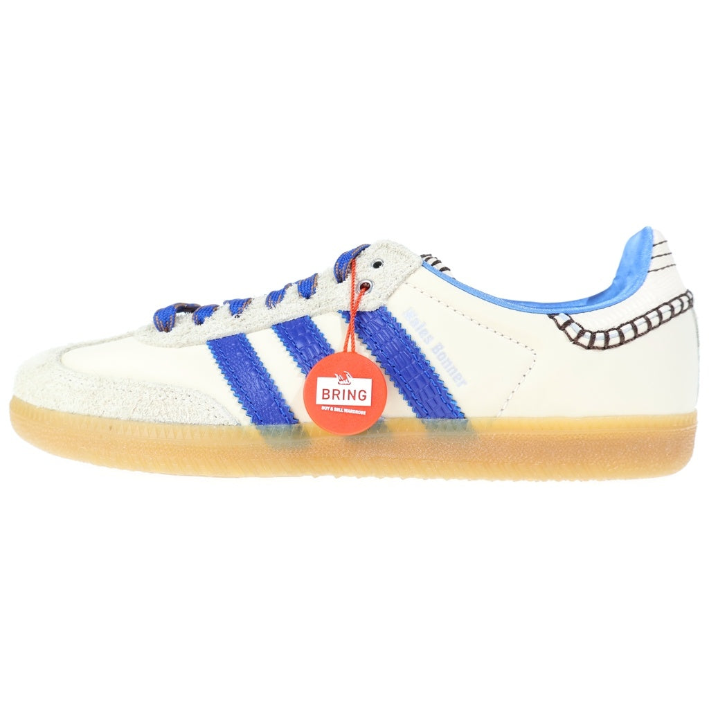 adidas(アディダス) ×Wales Bonner Nylon Samba ウェールズボナー ナイロンサンバ ローカットスニーカー ベージュ/ブルー US9/27.0cm IH7756