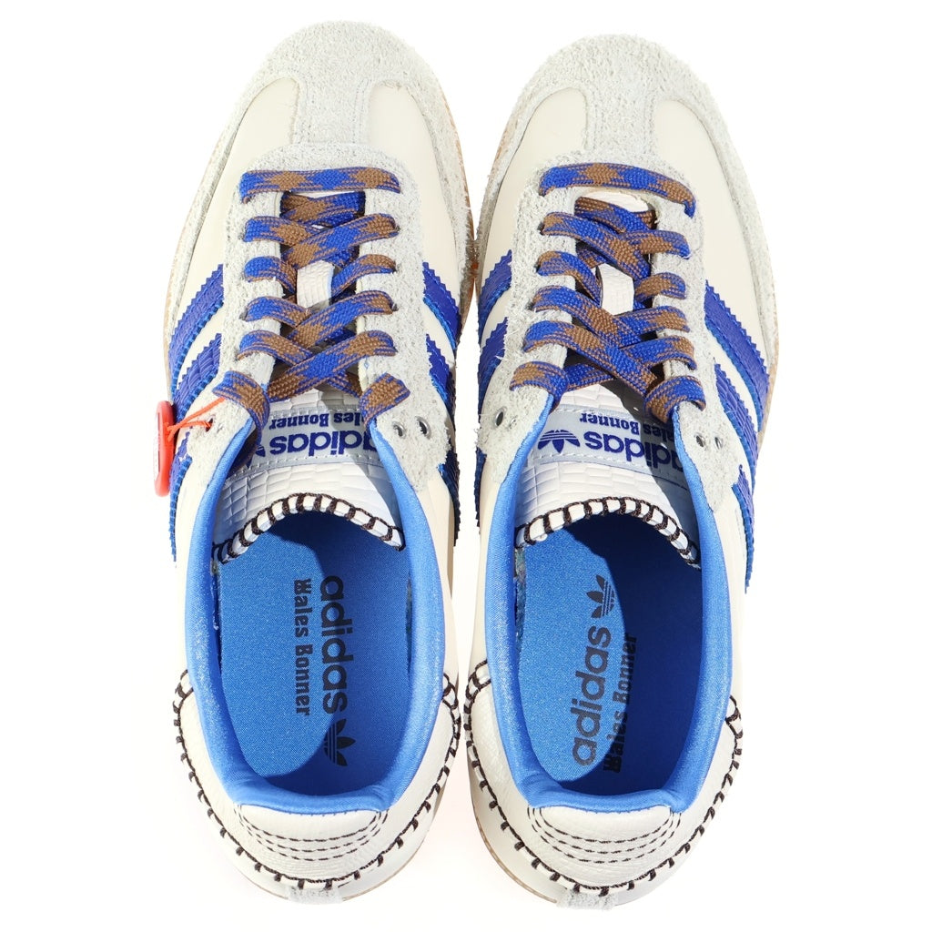 adidas(アディダス) ×Wales Bonner Nylon Samba ウェールズボナー ナイロンサンバ ローカットスニーカー ベージュ/ブルー US9/27.0cm IH7756