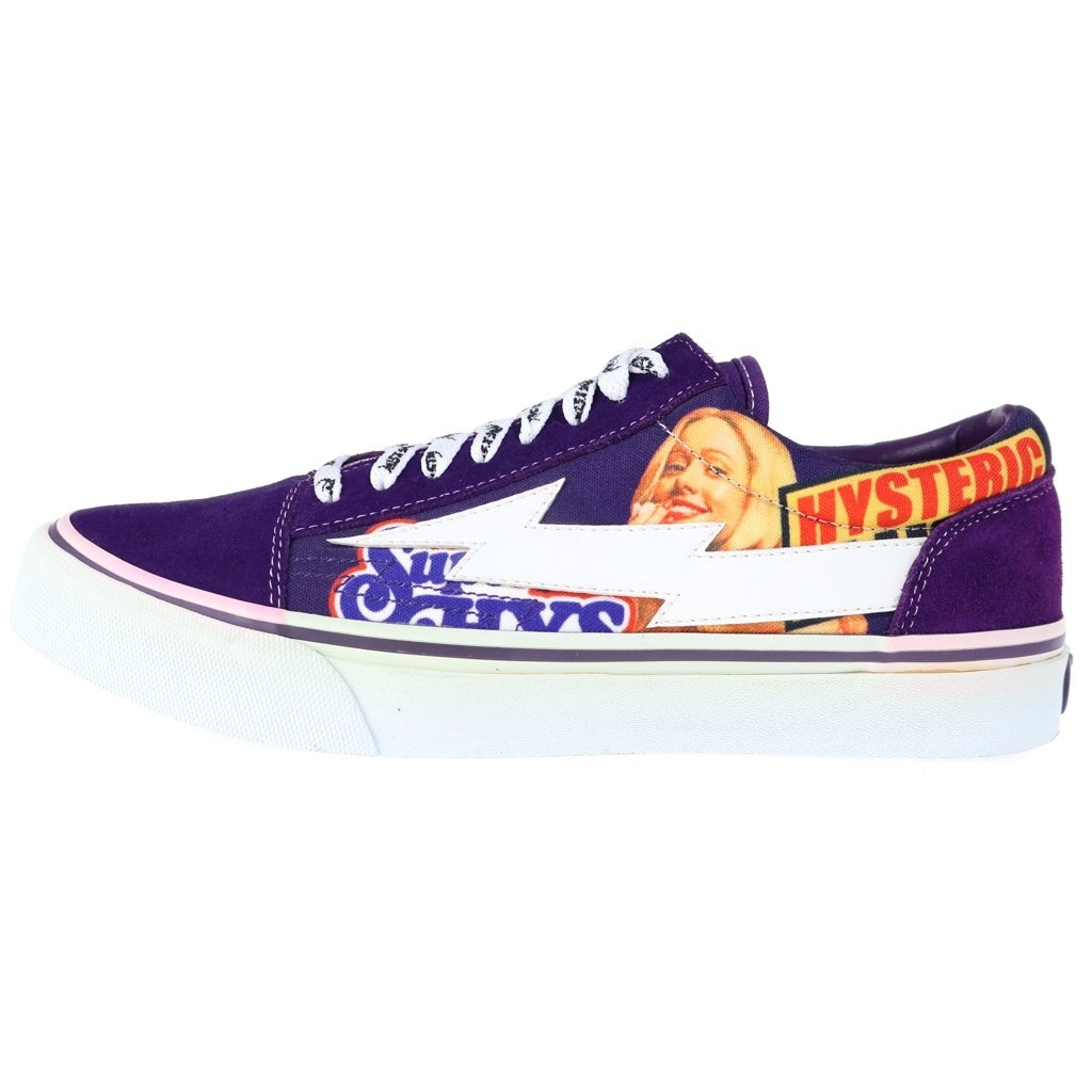 HYSTERIC GLAMOUR(ヒステリックグラマー) ×REVENGE X STORM リベンジストーム ローカットスニーカー パープル