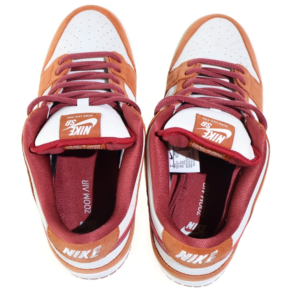 NIKE(ナイキ) DUNK LOW PRO DARK RUSSET CEDAR SB ダンク ロー プロ ダーク ラセット シダー ローカット スニーカー US9/27.0cm キャメル/グレー BQ6817-202