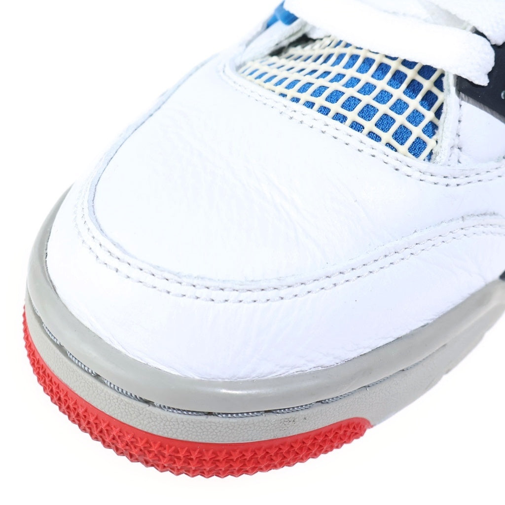 NIKE(ナイキ) AIR JORDAN RETRO SE WHAT THE 4 エアジョーダン4 レトロ ワットザ4 ハイカットスニーカー ホワイト US9/27cm CI1184-146