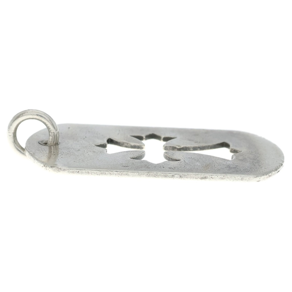 CHROME HEARTS(クロムハーツ) D TAG LRG CO CRS カットアウトクロスドッグタグ ラージ ペンダントトップ シルバー BCA239