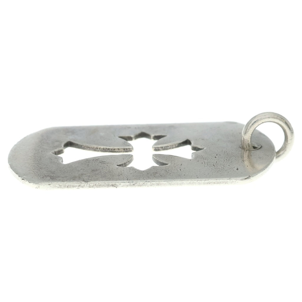 CHROME HEARTS(クロムハーツ) D TAG LRG CO CRS カットアウトクロスドッグタグ ラージ ペンダントトップ シルバー BCA239