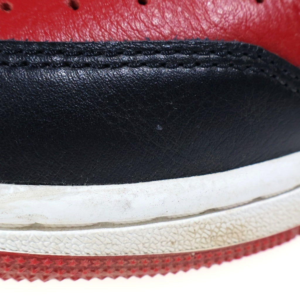 NIKE(ナイキ) AIR JORDAN 1 RETRO LOW OG BANNED IW6276-001 エアジョーダン1 レトロ ローカットスニーカー レッド/ブラック US9.5/27.5cm