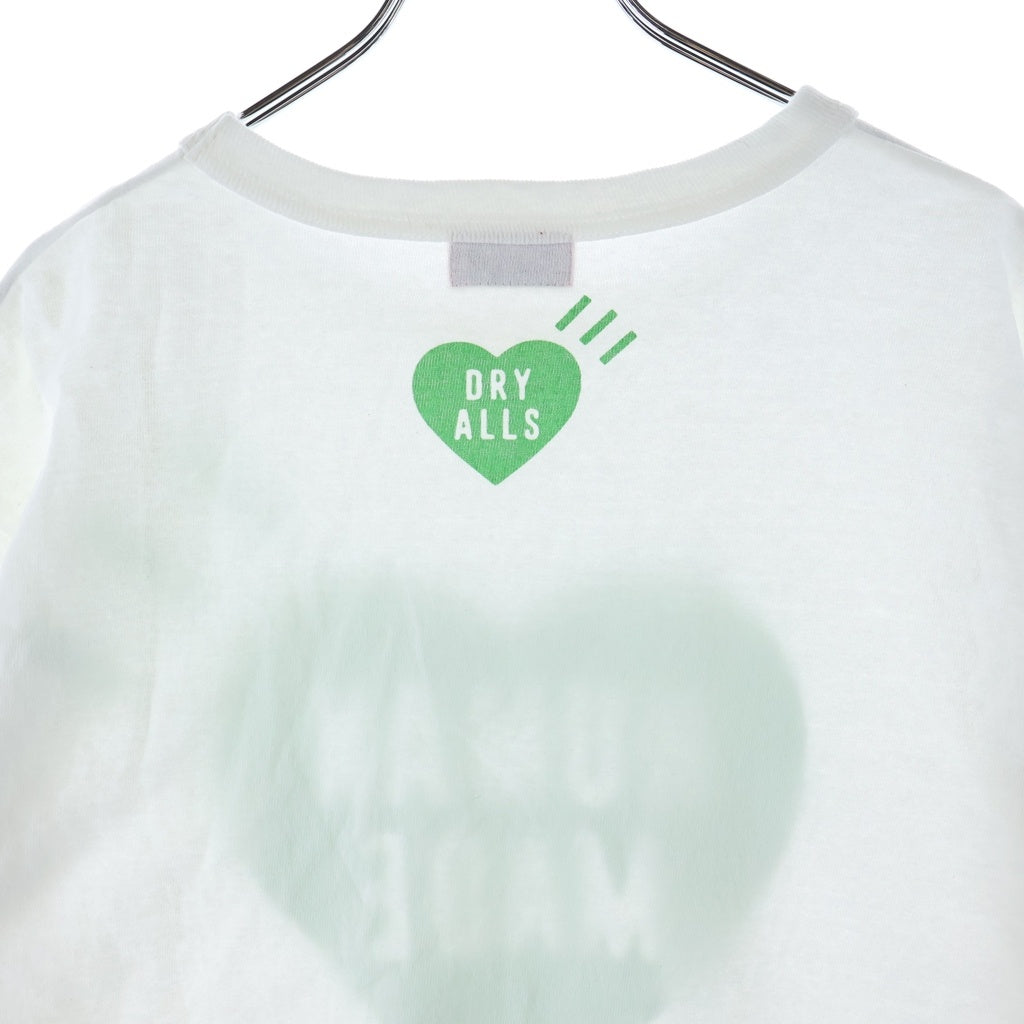 HUMAN MADE(ヒューマンメイド) BANGKOKオープン記念 HEART GRAPHIC T-SHIRT プリントTシャツ ホワイト/グリーン