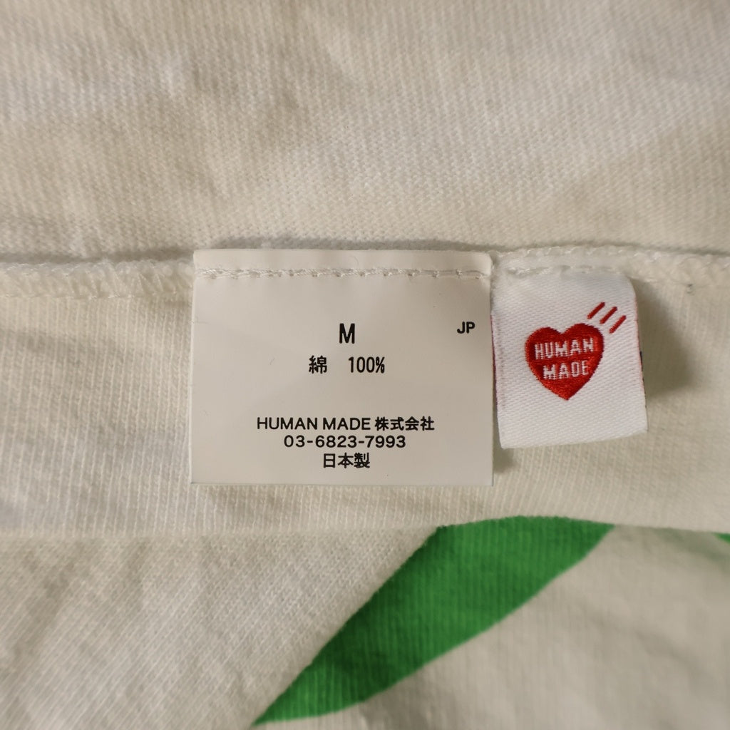 HUMAN MADE(ヒューマンメイド) BANGKOKオープン記念 HEART GRAPHIC T-SHIRT プリントTシャツ ホワイト/グリーン