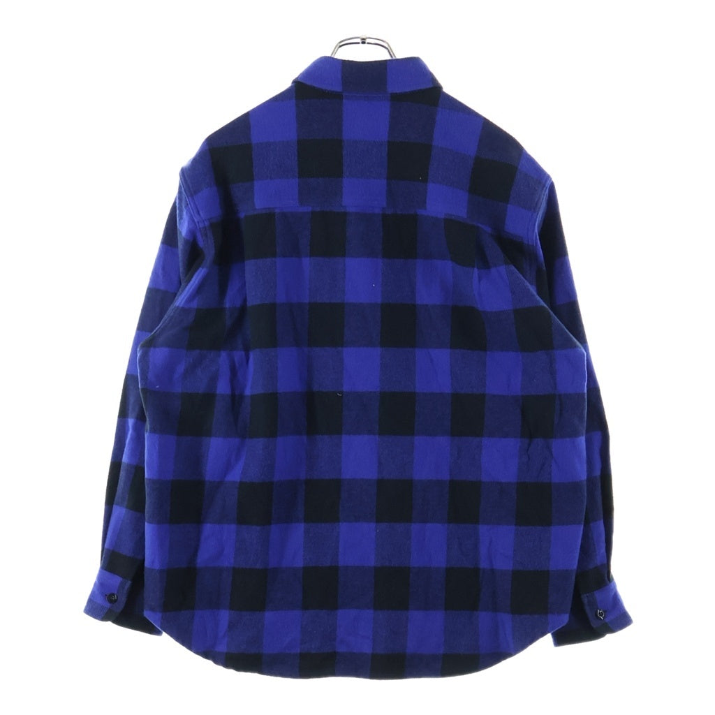 WACKO MARIA(ワコマリア) BUFFALO CHECK SHIRT バッファローチェック 長袖シャツ ブルー/ブラック