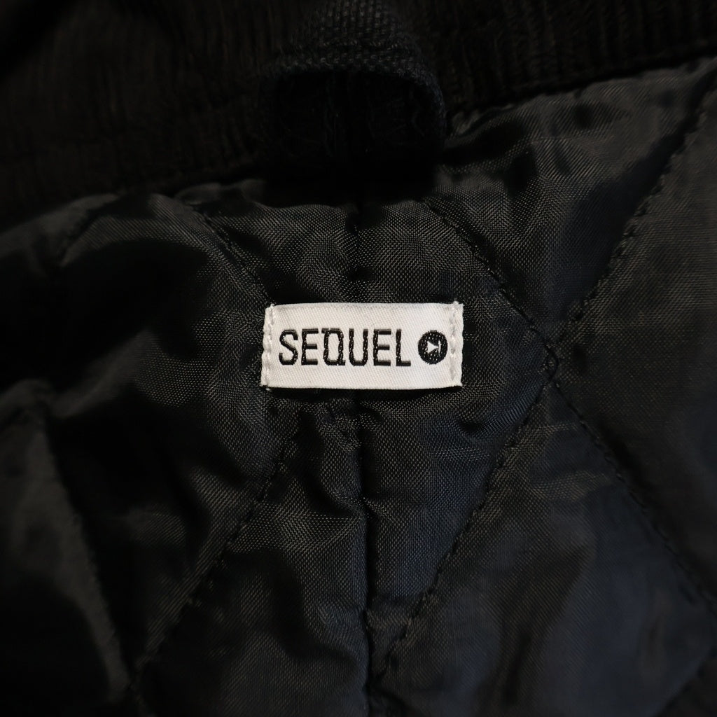 SEQUEL(シークエル) SEQUEL DUCK JACKET ダックジャケット ブラック SQ-24AW-JK-03