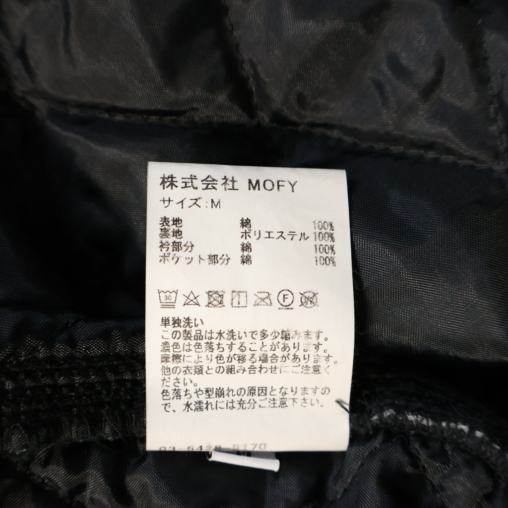 SEQUEL(シークエル) SEQUEL DUCK JACKET ダックジャケット ブラック SQ-24AW-JK-03