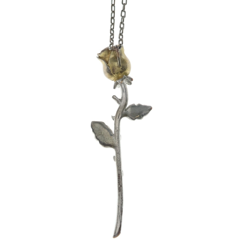 AMBUSH(アンブッシュ) ROSE NECKLACE ローズ ネックレス シルバー レディース