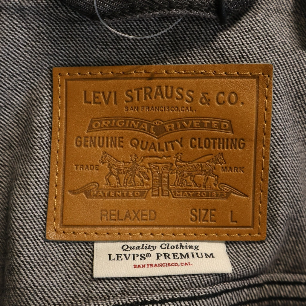 Levi's premium(リーバイスプレミアム) TYPE1デニムトラッカージャケット ブラック A3174-0000