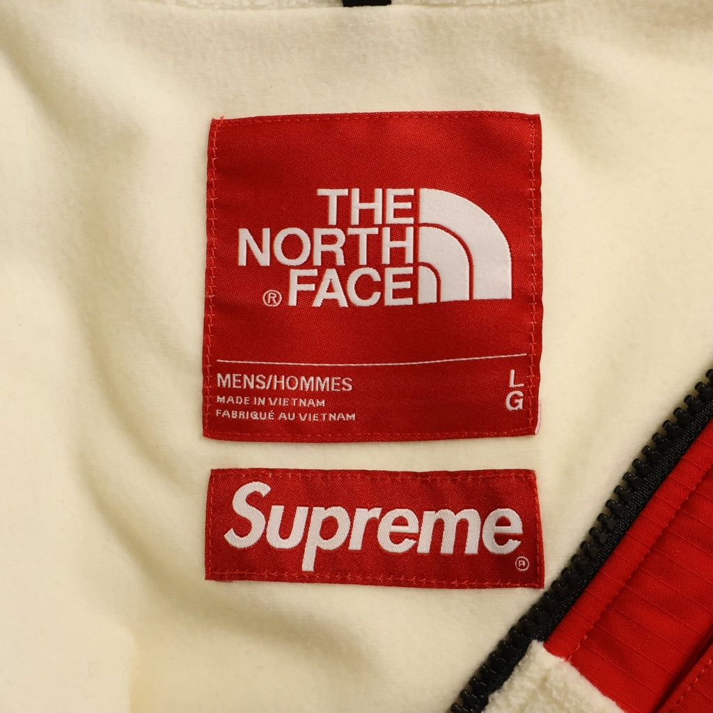 SUPREME(シュプリーム) 18AW ×THE NORTH FACE GORE-TEX Expedition Fleece Jacket ザノースフェイス ゴアテックス エクスペディション フリースジャケット ホワイト NF0A3SE4