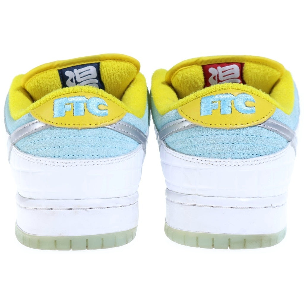 NIKE SB(ナイキエスビー) FTC DUNK LOW PRO QS Lagoon Pulse DH7687-400 ダンクロー ラグーンパルス ローカットスニーカー 銭湯 ライトブルー/ホワイト US9.5/27.5cm