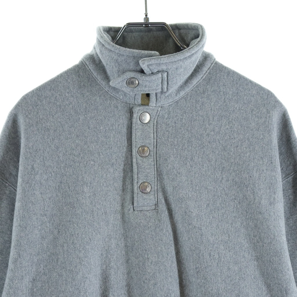SCHOTT(ショット) PERFECTO SNAP PULLOVER SWEAT パーフェクト スナッププルオーバースウェット グレー 782-4932002