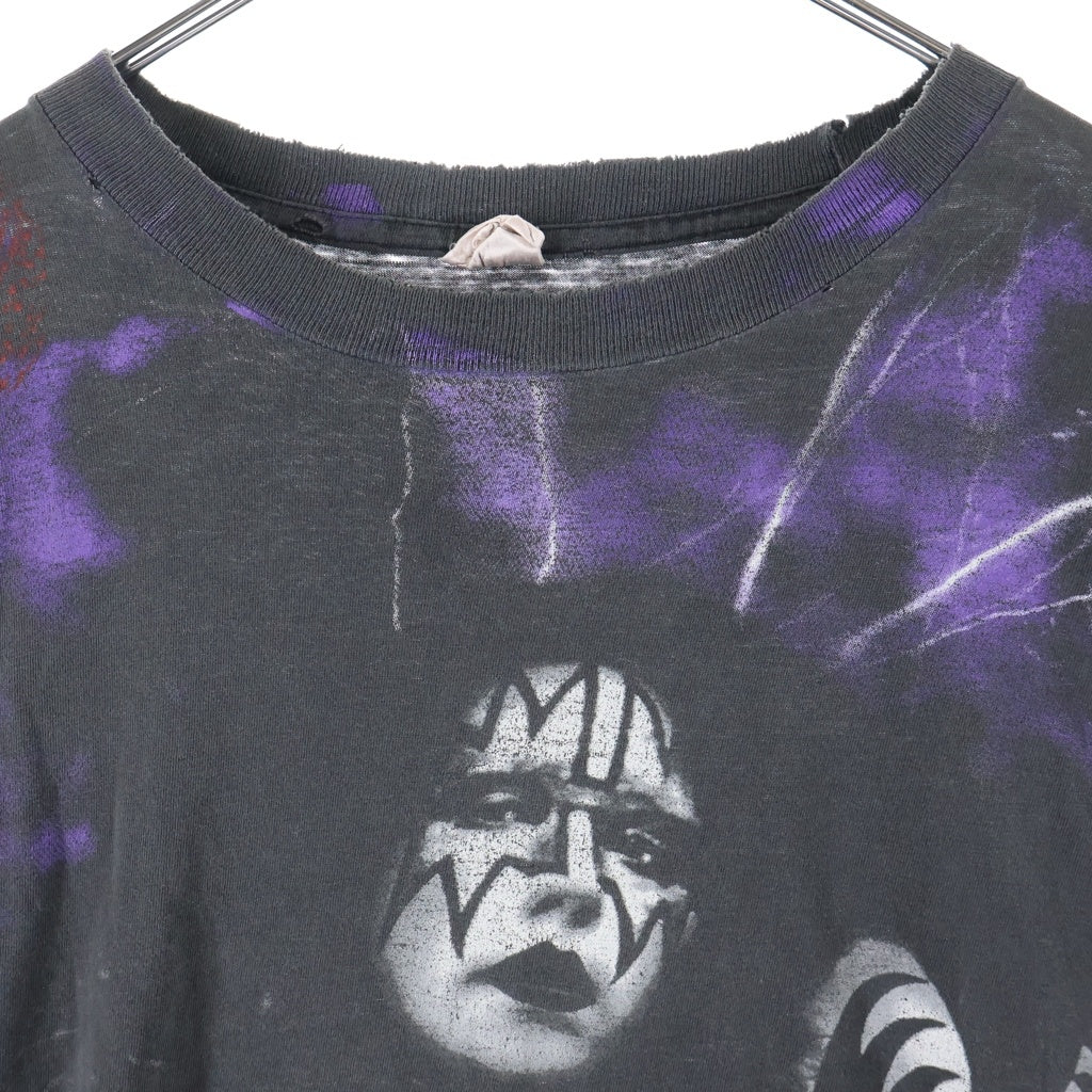 VINTAGE(ヴィンテージ) 90S KISS ALIVE WORLDWIDE TOUR TEE キス アライブ ワールドツアー 半袖Tシャツカットソー ブラック