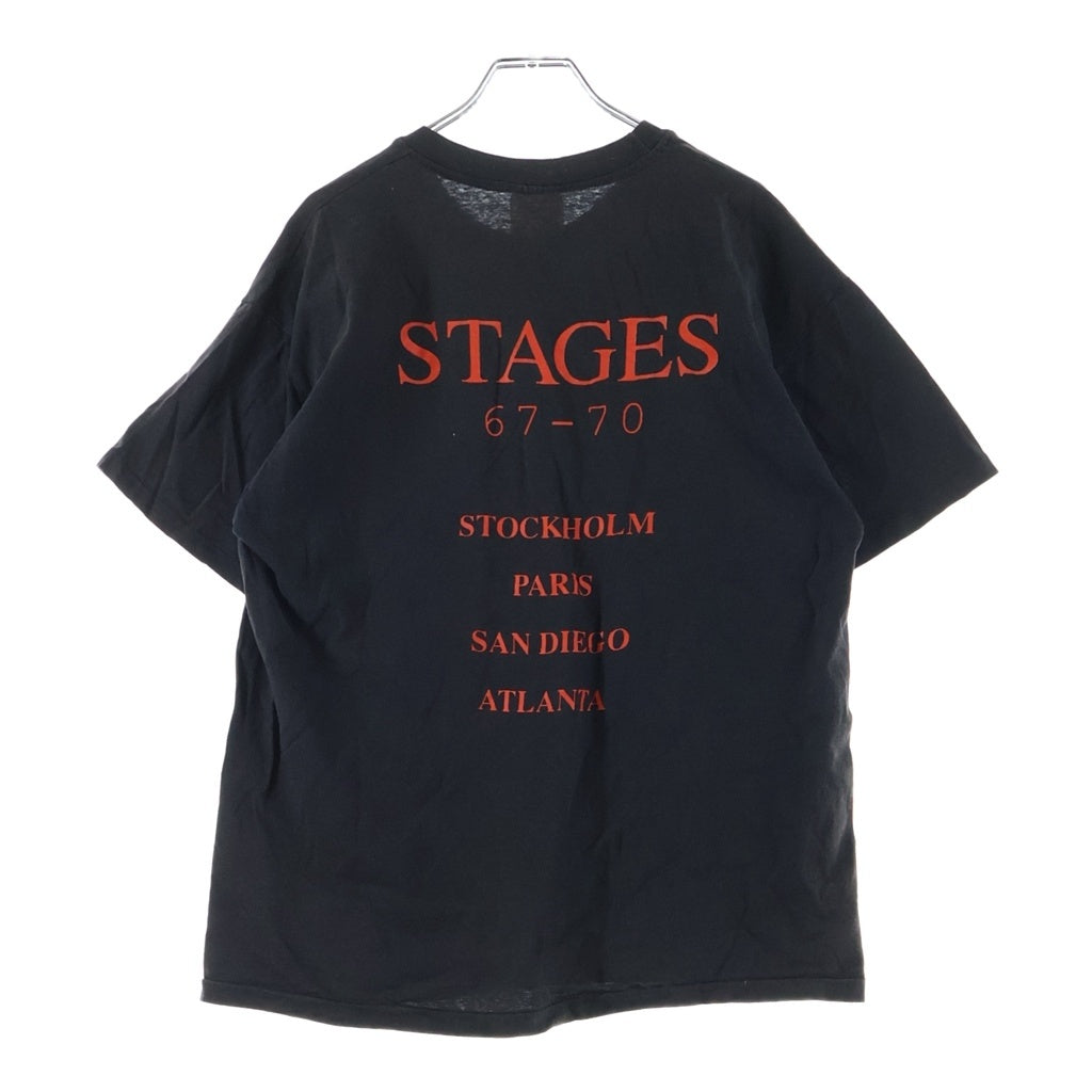 VINTAGE(ヴィンテージ) 90S JIMI HENDRIX 1967-70 ツアー プリント半袖Tシャツカットソー ブラック