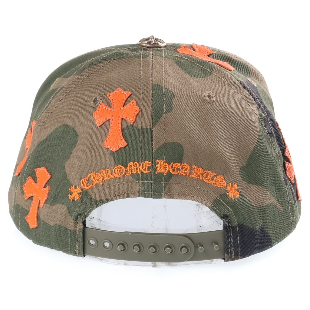 CHROME HEARTS(クロムハーツ) Trucker Cap クロスパッチ CH刺繍 トラッカーキャップ 帽子 カモフラ/オレンジ