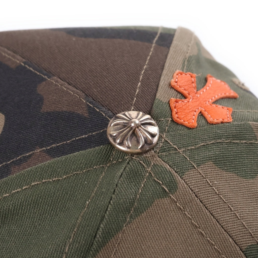 CHROME HEARTS(クロムハーツ) Trucker Cap クロスパッチ CH刺繍 トラッカーキャップ 帽子 カモフラ/オレンジ