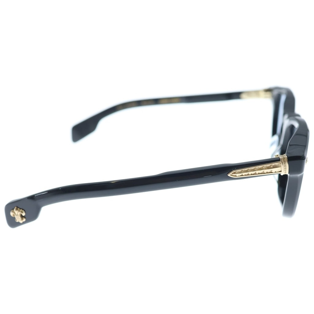CHROME HEARTS(クロムハーツ) CHIRP ウェリントンサングラス ブラックフレーム ブラック/ゴールド