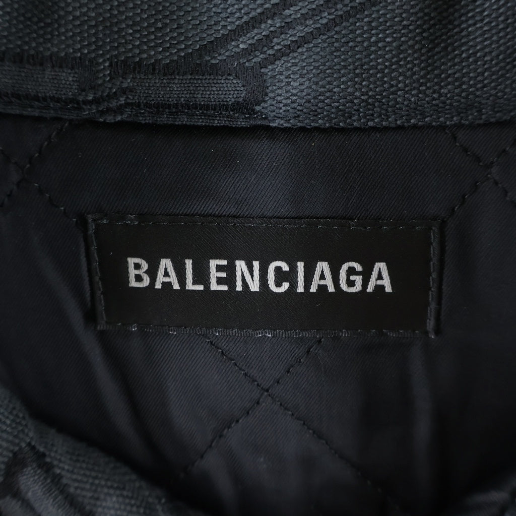 BALENCIAGA(バレンシアガ) BBロゴ 中綿入り ブルゾンジャケット グレー 719873 TM030