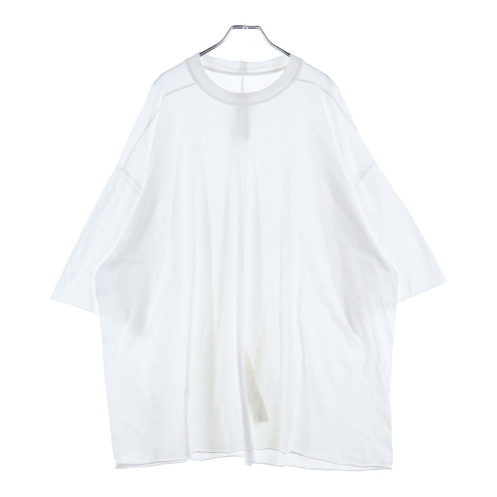 Rick Owens(リックオウエンス) 25AW TOMMY TEE トミー 半袖Tシャツカットソー ホワイト RP02E4204-JA