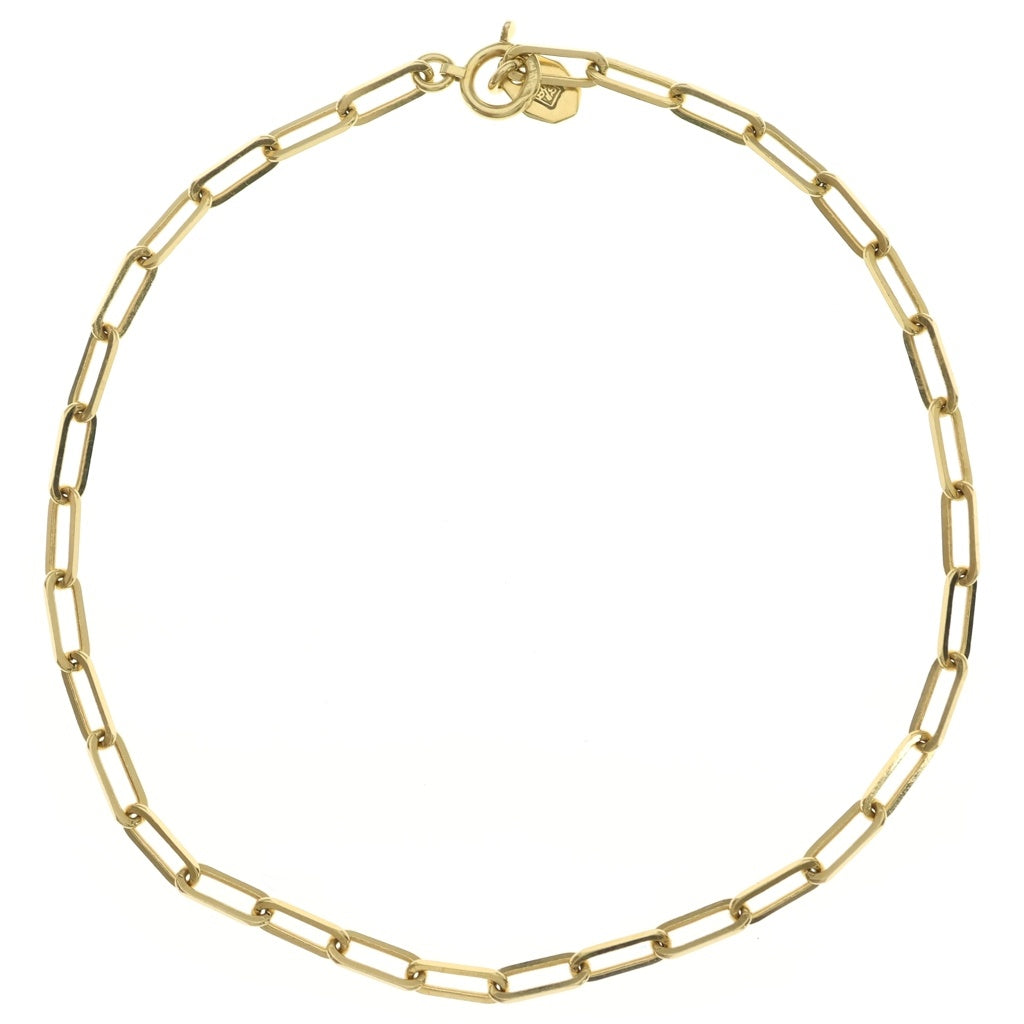 Sympathy of Soul(シンパシーオブソウル) Plain Chain Bracelet K18Yellow Gold B2302Y8 プレーンチェーンブレスレット K18 イエローゴールド レディース