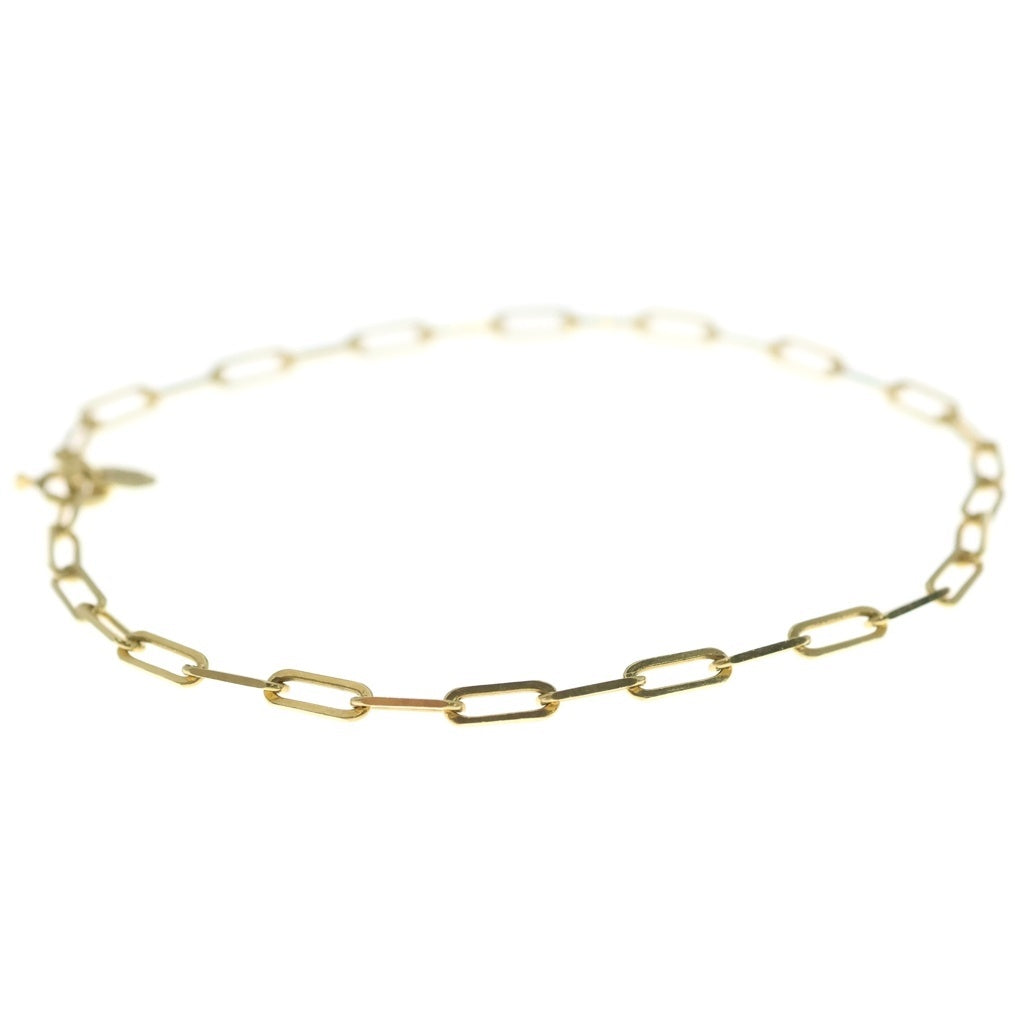 Sympathy of Soul(シンパシーオブソウル) Plain Chain Bracelet K18Yellow Gold B2302Y8 プレーンチェーンブレスレット K18 イエローゴールド レディース
