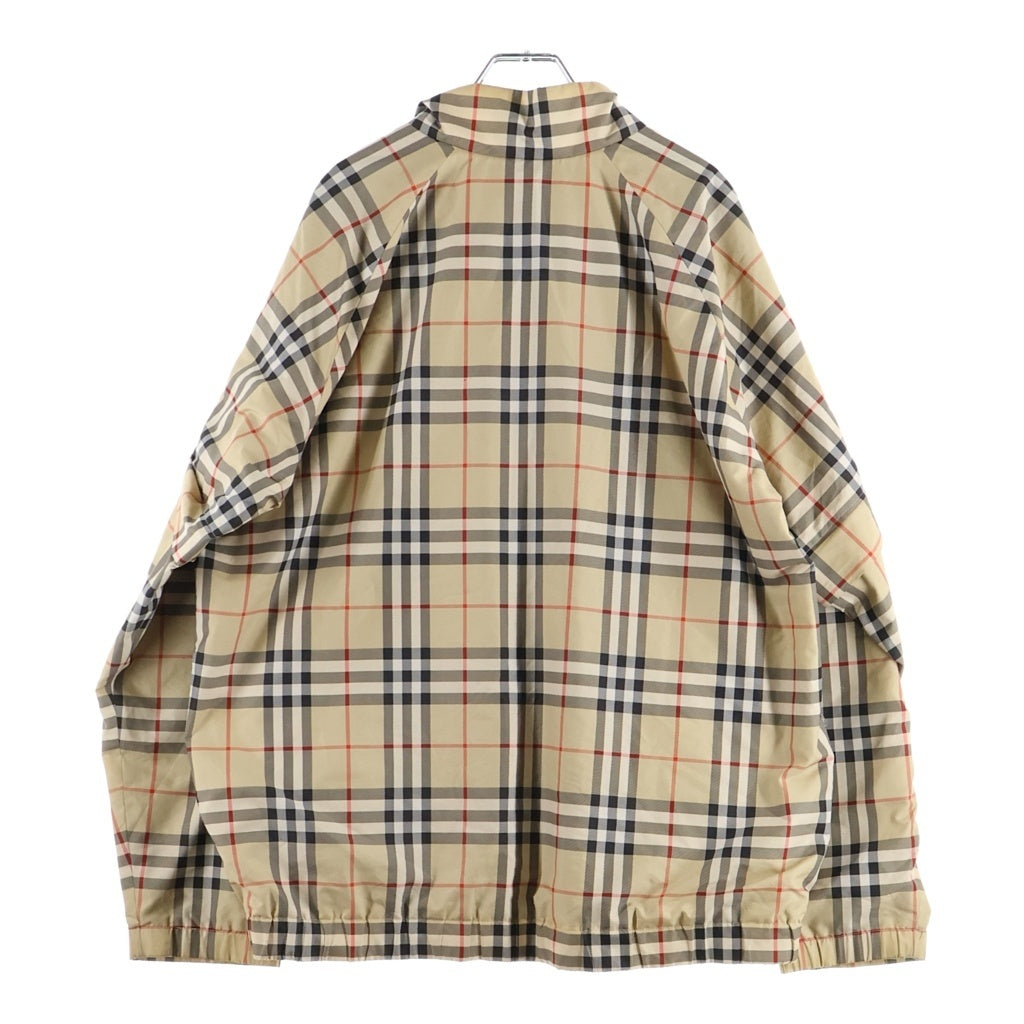 BURBERRY GOLF(バーバリーゴルフ) ノバチェック ハーフジップジャケット ベージュ