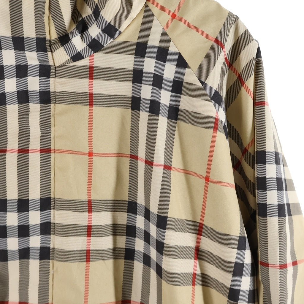 BURBERRY GOLF(バーバリーゴルフ) ノバチェック ハーフジップジャケット ベージュ