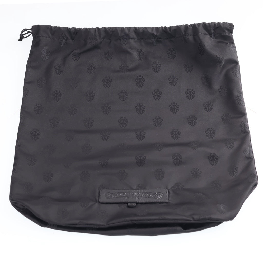 CHROME HEARTS(クロムハーツ) MINI TOTE BAG セメタリークロスパッチ ミニトート レザーハンドバック ブラック レディース