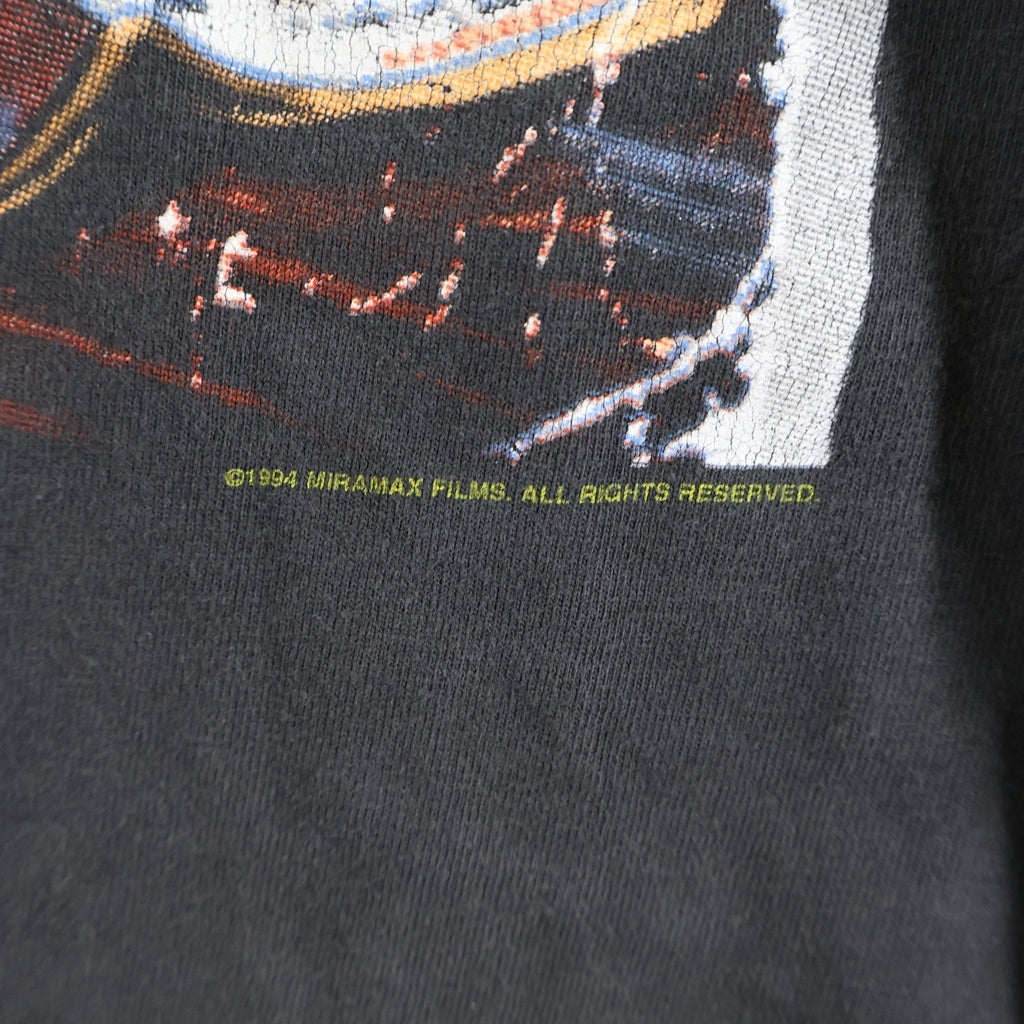 VINTAGE(ヴィンテージ) 90S PULP FICTION POSTER DESIGN パルプフィクション ポスターデザイン 半袖Tシャツカットソー ブラック