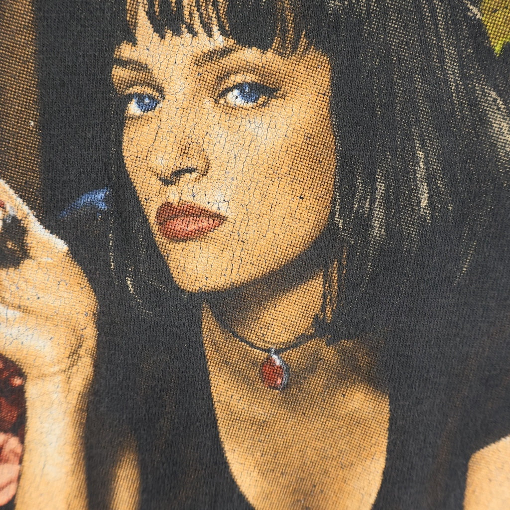 VINTAGE(ヴィンテージ) 90S PULP FICTION POSTER DESIGN パルプフィクション ポスターデザイン 半袖Tシャツカットソー ブラック