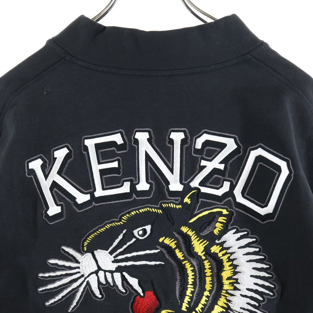 KENZO(ケンゾー) バーシティ タイガー刺繍 カーディガン ブラック FD65SW2514ME
