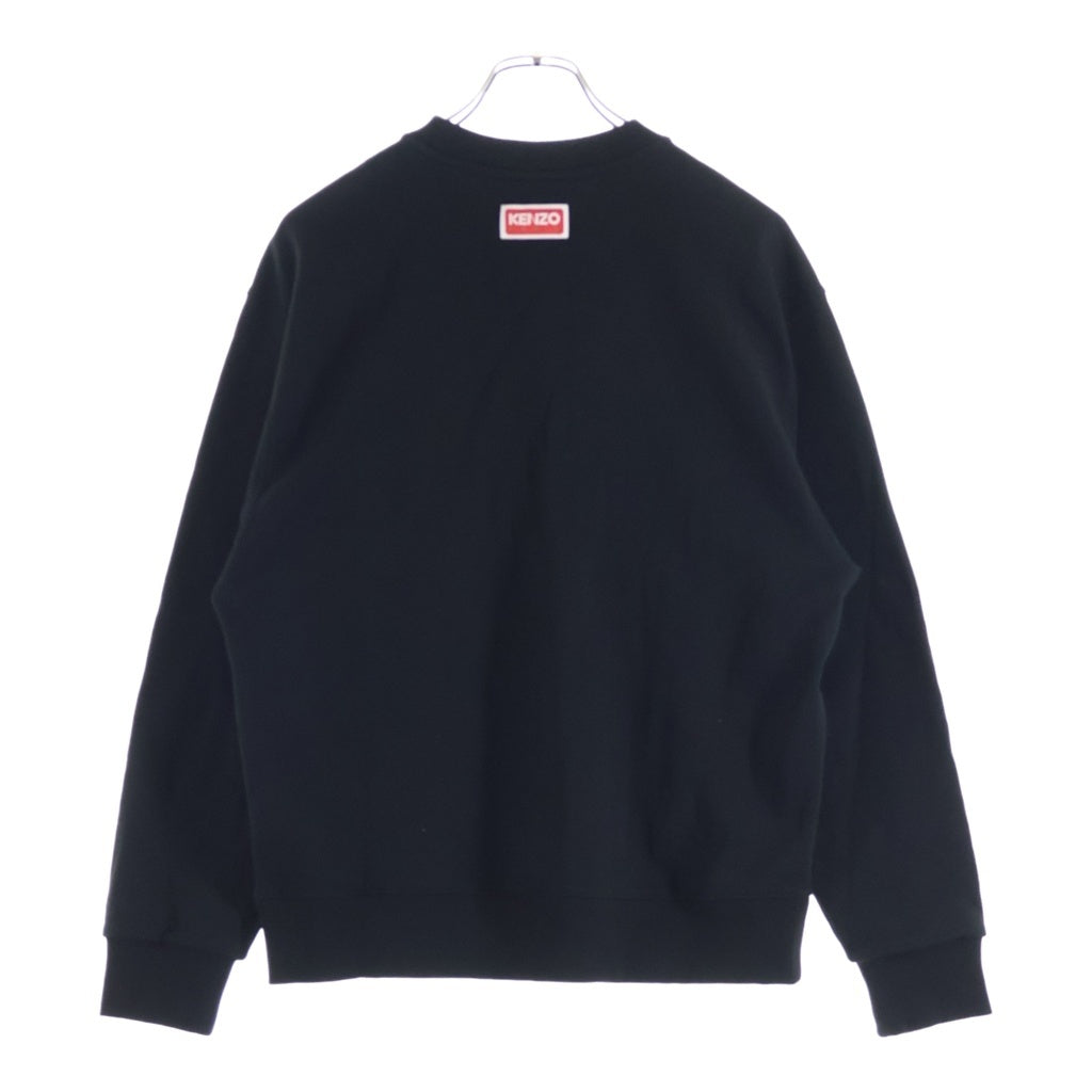 KENZO(ケンゾー) バーシティ ジャングル 刺繍 クルーネックスウェットトレーナー ブラック FD65SW1484MF