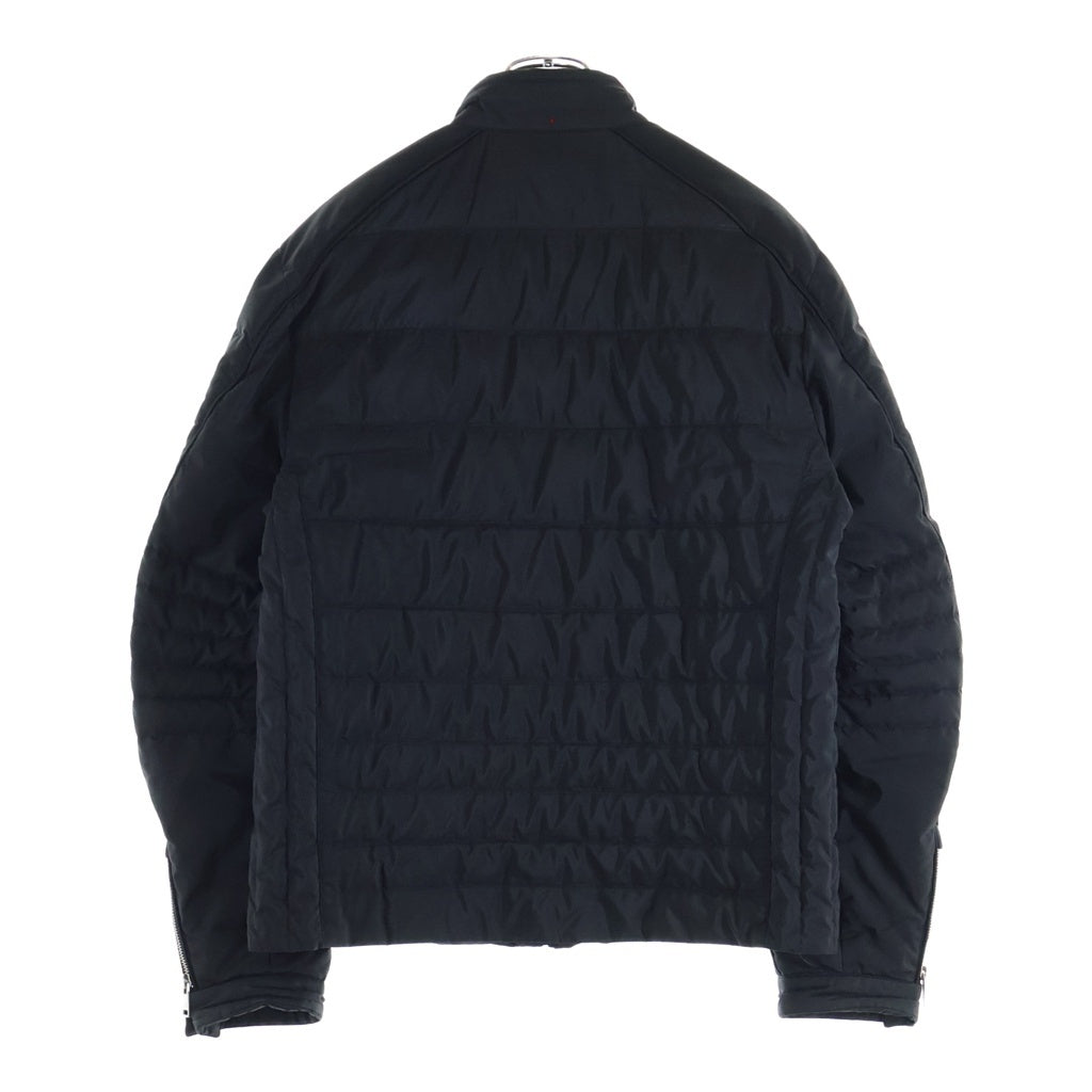 PRADA(プラダ) 23AW 三角ロゴプレート ダウンライダースジャケット ブラック SGH068 R232 1060