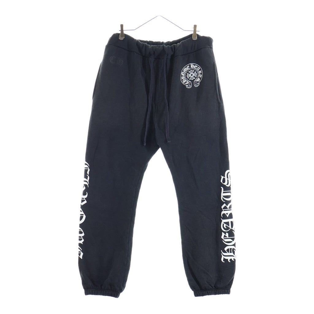 CHROME HEARTS(クロムハーツ) HORSESHOE SWEAT PANTS ホースシュープリント スウェットパンツ ブラック