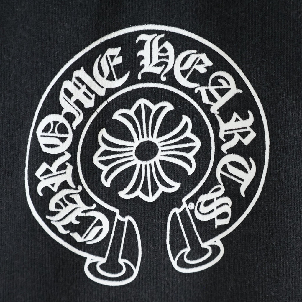 CHROME HEARTS(クロムハーツ) HORSESHOE SWEAT PANTS ホースシュープリント スウェットパンツ ブラック