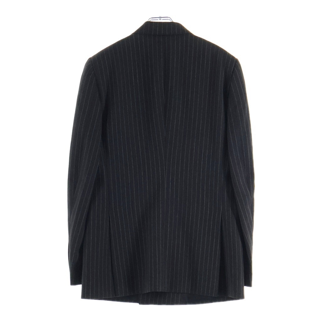 CELINE(セリーヌ) 6B ストライプ ダブルテーラードジャケット ブラック 2V092943H