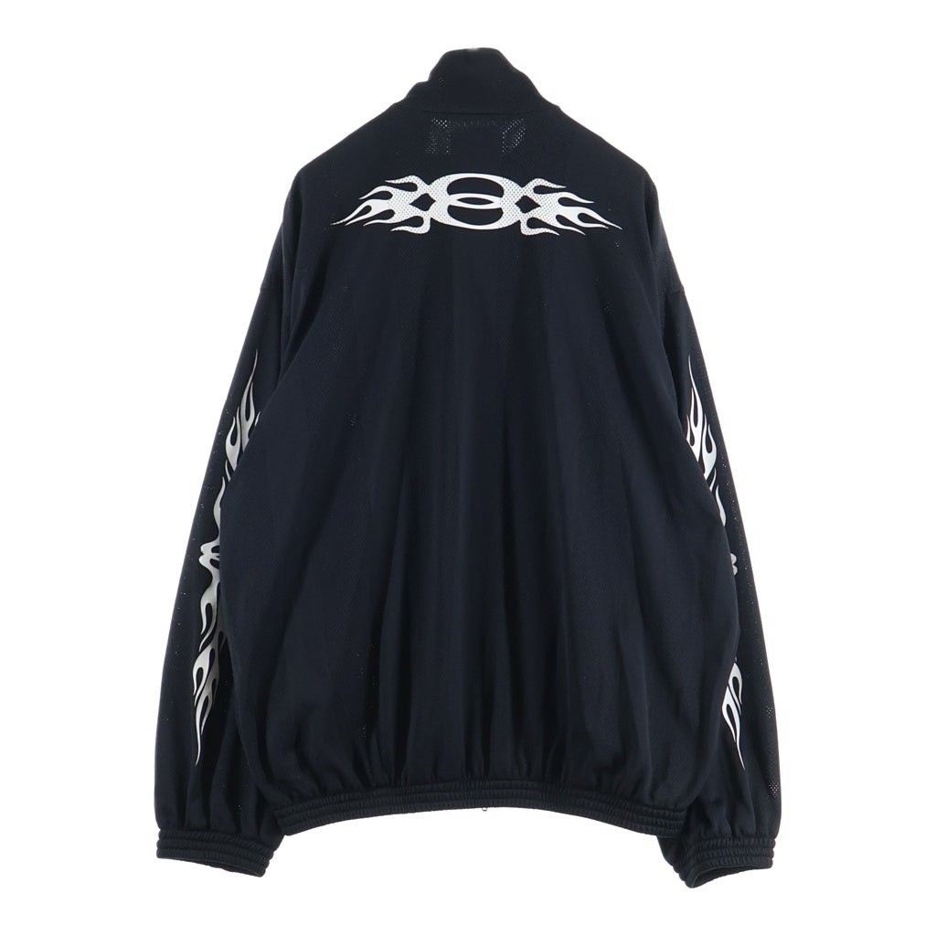 BALENCIAGA(バレンシアガ) 24AW STRIPED MESH TRACK JACKET ストライプ メッシュトラックジャケット ブラック 794794 TQV38
