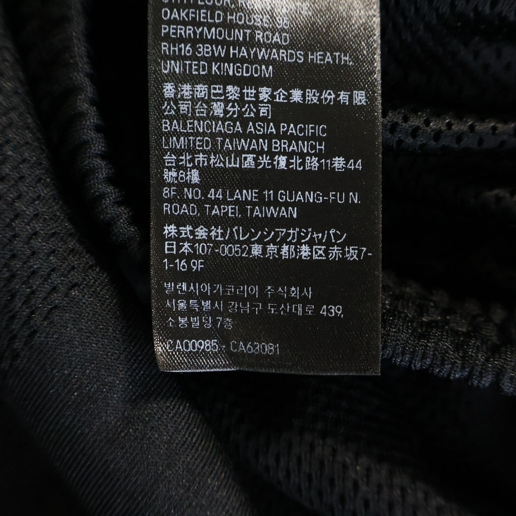 BALENCIAGA(バレンシアガ) 24AW STRIPED MESH TRACK JACKET ストライプ メッシュトラックジャケット ブラック 794794 TQV38