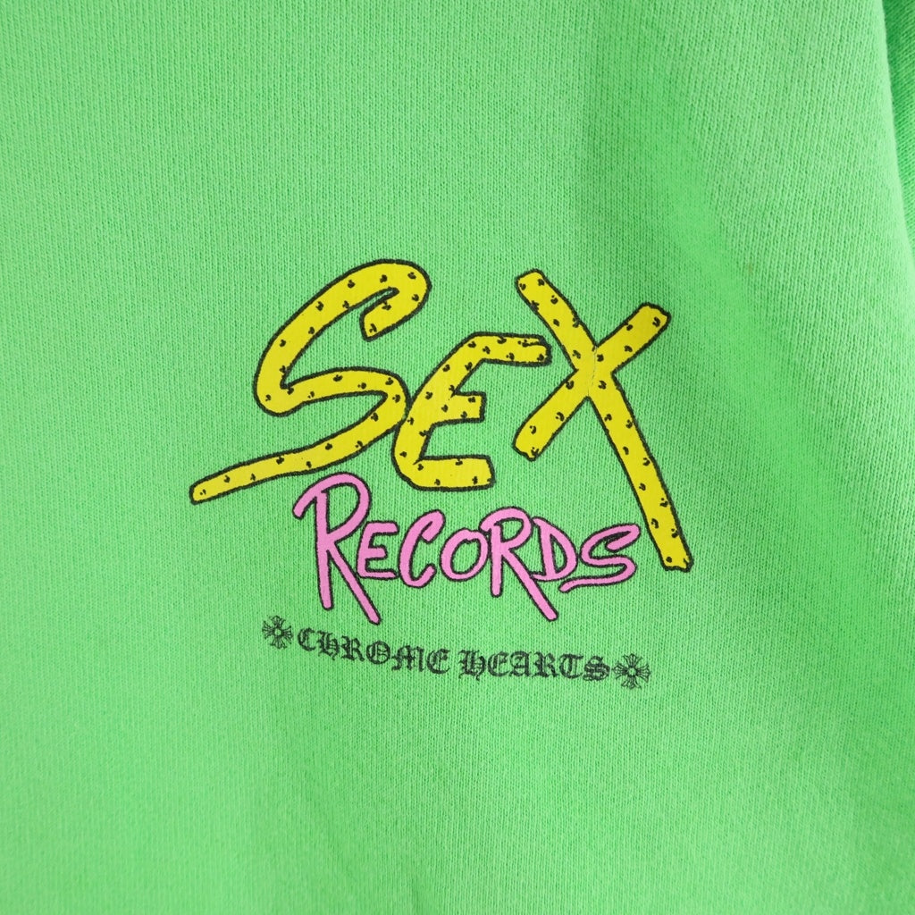 CHROME HEARTS(クロムハーツ) ×MATTY BOY SEX RECORDS CREWNECK SWEATSHIRT マッティボーイ セックス レコーズ クルーネック スウェット トレーナー グリーン
