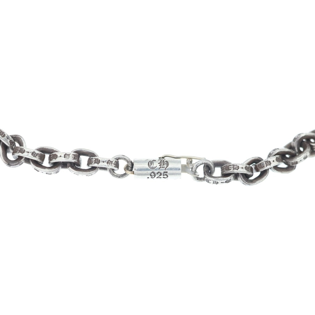 CHROME HEARTS(クロムハーツ) 20inch PPR CHN SML CH CRS ペーパーチェーンスモールCHクロス シルバーネックレス