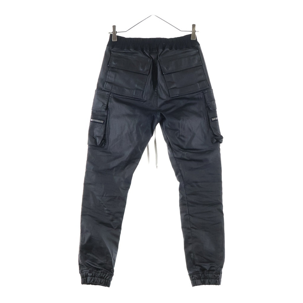 Rick Owens(リックオウエンス) MASTODON CARGO マストドン コーティングカーゴパンツ ブラック RP01D2323-SCT